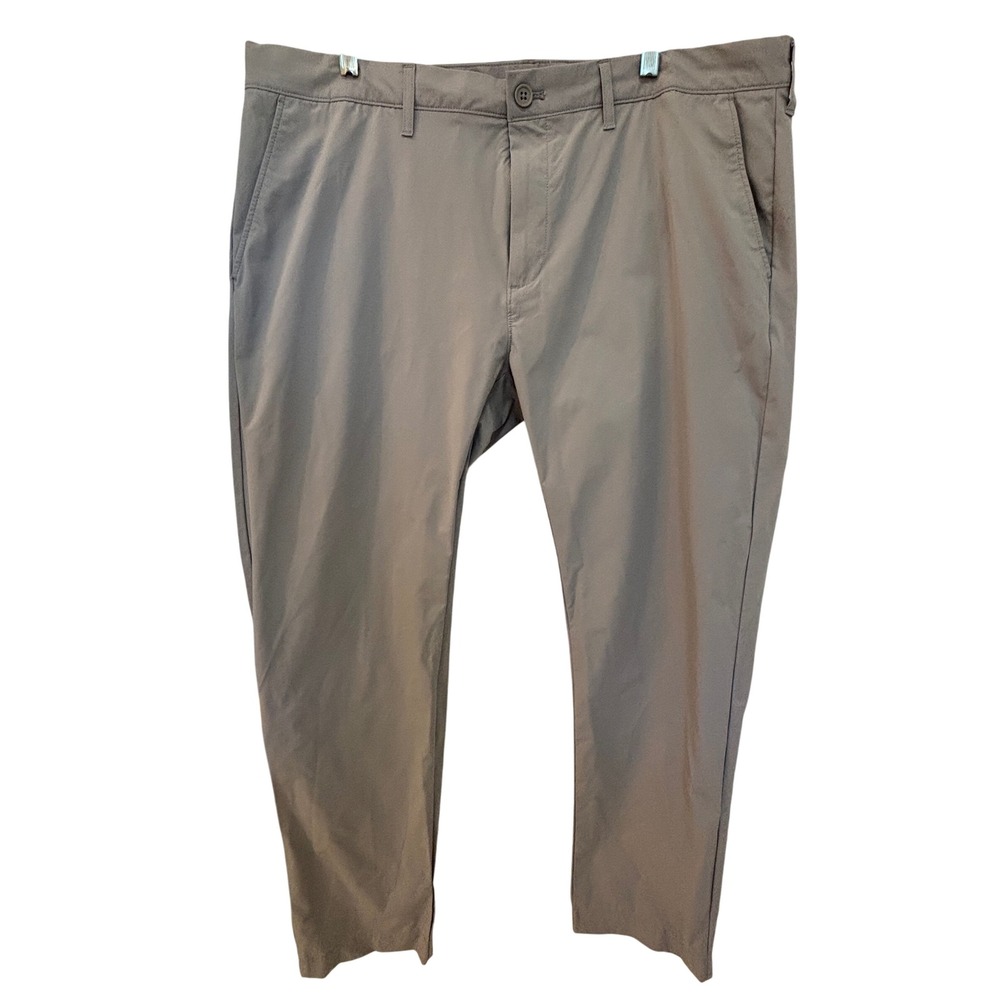 J. Crew Flex Slim Fit Chino Pants Mens W38 L32‎ Gray Polyester Blend